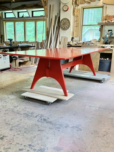 Eben Blaney Large Farmhouse Modern Dining Table