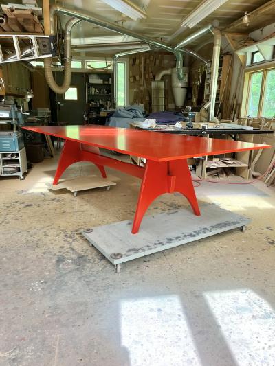 Eben Blaney Large Farmhouse Modern Dining Table