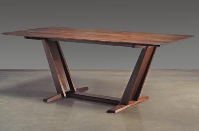 Eben Blaney Leaning Trestle Dining Table