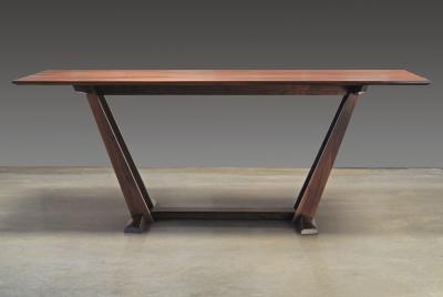 Eben Blaney Leaning Trestle Dining Table