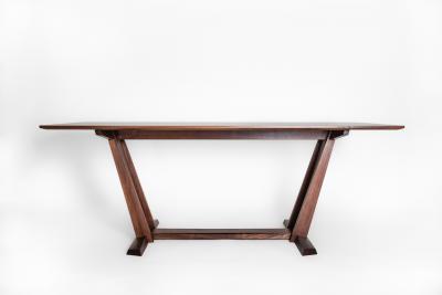 Eben Blaney Leaning Trestles Dining Table