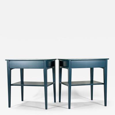 Eben Blaney Niti Night Stands in Custom Blue Lacquer