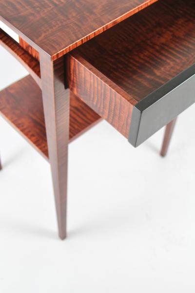 Eben Blaney Niti Side Table in Tiger Maple