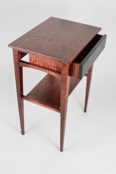 Eben Blaney Niti Side Table in Tiger Maple