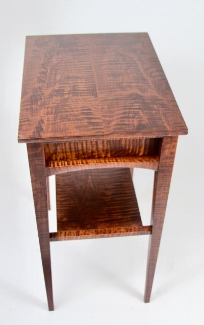 Eben Blaney Niti Side Table in Tiger Maple