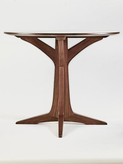 Eben Blaney Organic Round Dining Table in Walnut