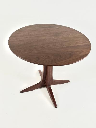 Eben Blaney Organic Round Dining Table in Walnut