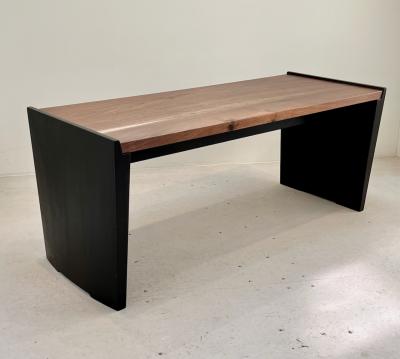 Eben Blaney Parenthetical Bench in Walnut and Mahogany