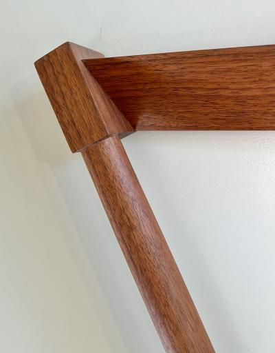 Eben Blaney Right Angle w Handle Wall Sculpture in Walnut
