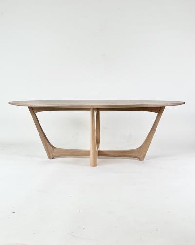 Eben Blaney Townsend2 Coffee Table in White Oak