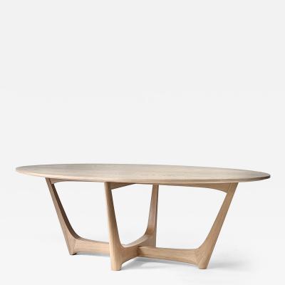 Eben Blaney Townsend2 Coffee Table in White Oak