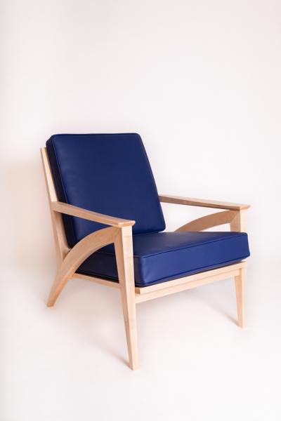 Eben Blaney Wise Lounge Chair and Ottoman