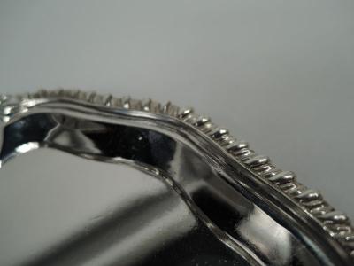 Ebenezer Coker Ebenezer Coker English Georgian Sterling Silver Salver 1769