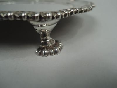 Ebenezer Coker Ebenezer Coker English Georgian Sterling Silver Salver 1769