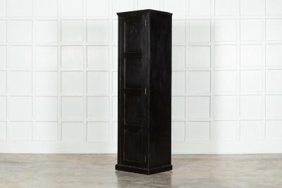Ebonised English Pine Locker Cabinet
