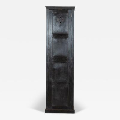 Ebonised English Pine Locker Cabinet