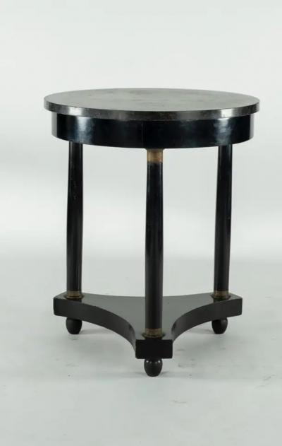 Ebonised French Gueridon
