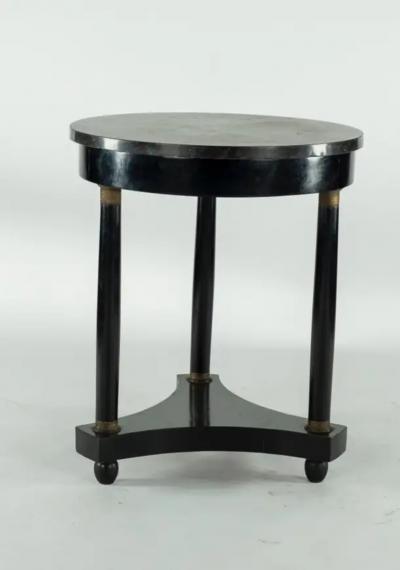 Ebonised French Gueridon