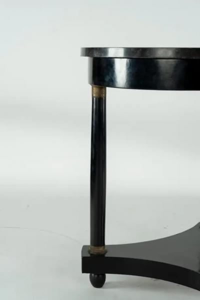 Ebonised French Gueridon