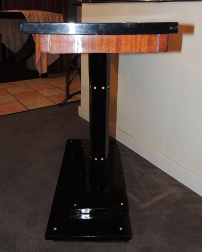 Ebonized Art Deco Console with Ivoroid Inlay