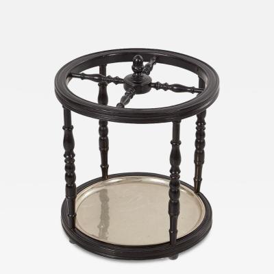 Ebonized Compass Umbrella Stand