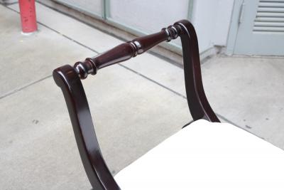 Ebonized Italian Mid Century Bench