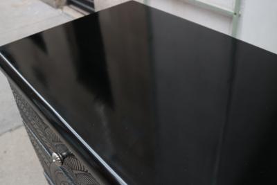 Ebonized Italian Modernist Chest of Drawers