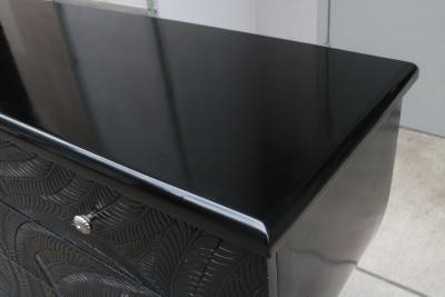 Ebonized Italian Modernist Chest of Drawers