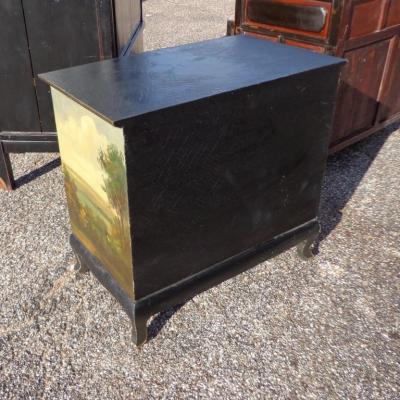 Ebonized Painted Cabinet