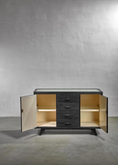Ebonized oak sideboard by Angraves