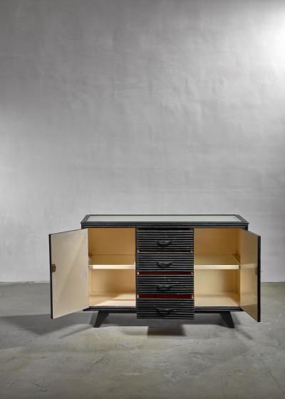 Ebonized oak sideboard by Angraves