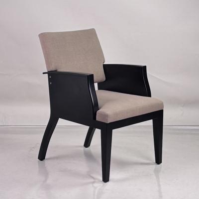 Ebony Wood Armchair or Side Chair in the style of Christian Liaigre