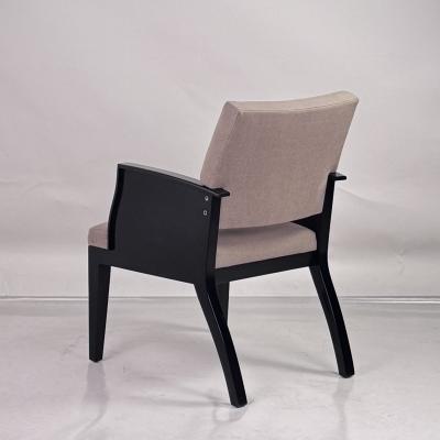 Ebony Wood Armchair or Side Chair in the style of Christian Liaigre