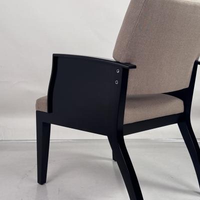Ebony Wood Armchair or Side Chair in the style of Christian Liaigre