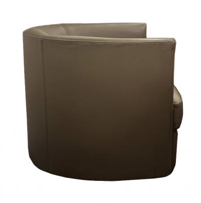 Ecart Design Club Chair W in Chocolate Leather