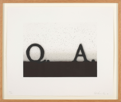Ed Ruscha Question Answer from Etc If South Question Answer