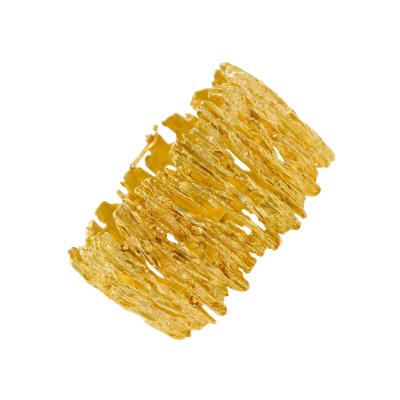 Ed Wiener Organic Modernism 14K Solid Yellow Gold Bracelet