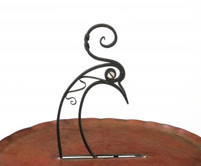 Edgar Brandt 1930s Wrought iron occasional side table
