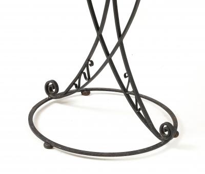 Edgar Brandt 1930s Wrought iron occasional side table
