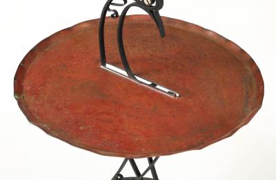 Edgar Brandt 1930s Wrought iron occasional side table