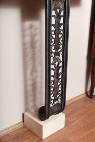 Edgar Brandt Art Deco Style Console pair available 