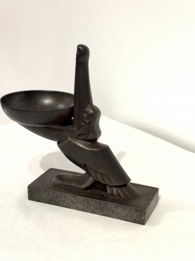 Edgar Brandt Edgar Brandt Pelican Ashtray France c 1926 1928