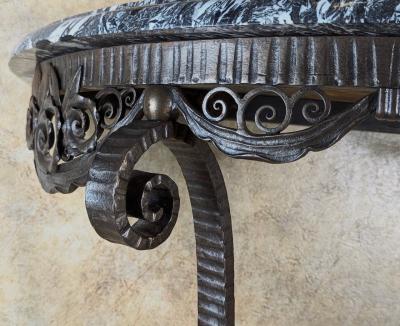 Edgar Brandt Edgar Brandt console