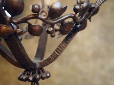 Edgar Brandt Edgar Brandt iron ceiling fixture