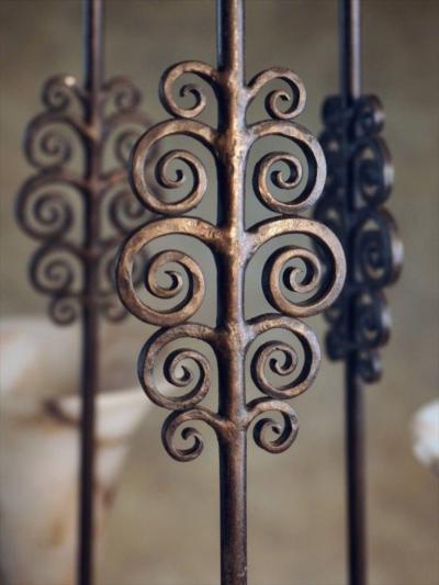 Edgar Brandt Edgar Brandt iron ceiling fixture