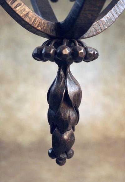 Edgar Brandt Edgar Brandt iron ceiling fixture