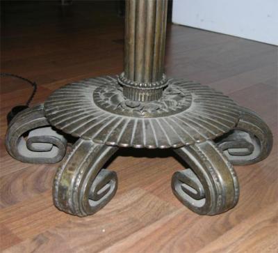 Edgar Brandt French Art Deco Torchere by EDGAR BRANDT 1880 1960 