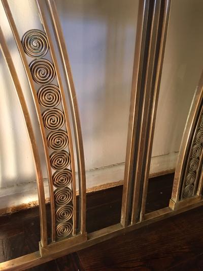 Edgar Brandt Incredible Modernist Bronze Art Deco Console Table by Edgar Brandt