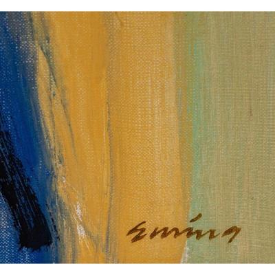 Edgar Louis Ewing Original Edgar Louis Ewing Oil Painting of Caretaker at Aghia Triada