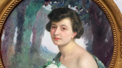 Edgar Maxence Portrait Champetre